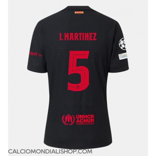 Maglie da calcio Barcelona Inigo Martinez #5 Seconda Maglia 2024-25 Manica Corta